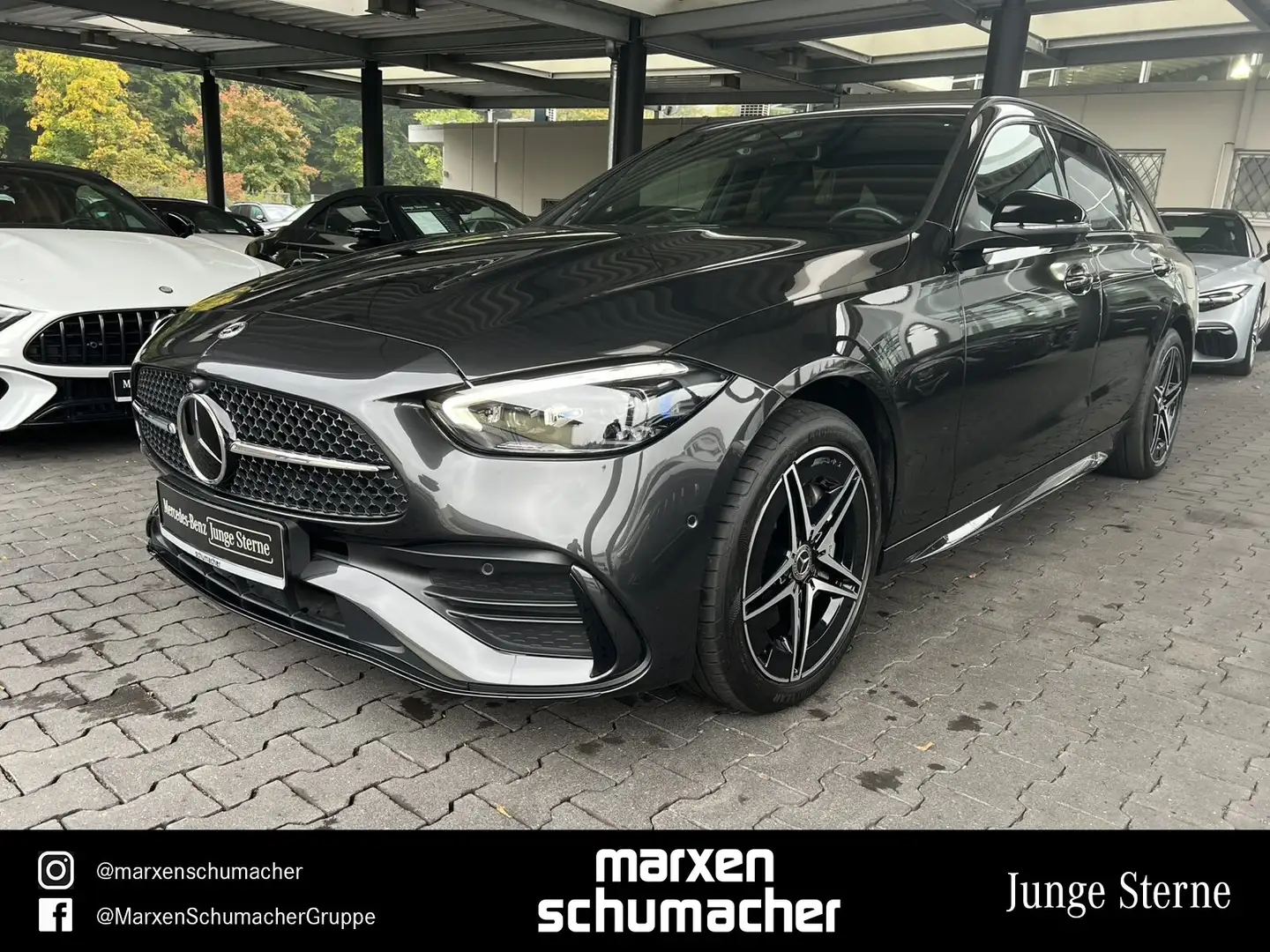 Mercedes-Benz C 300 C 300 e T AMG Line Night+Distro+360°+HuD+DIGITAL Grau - 1