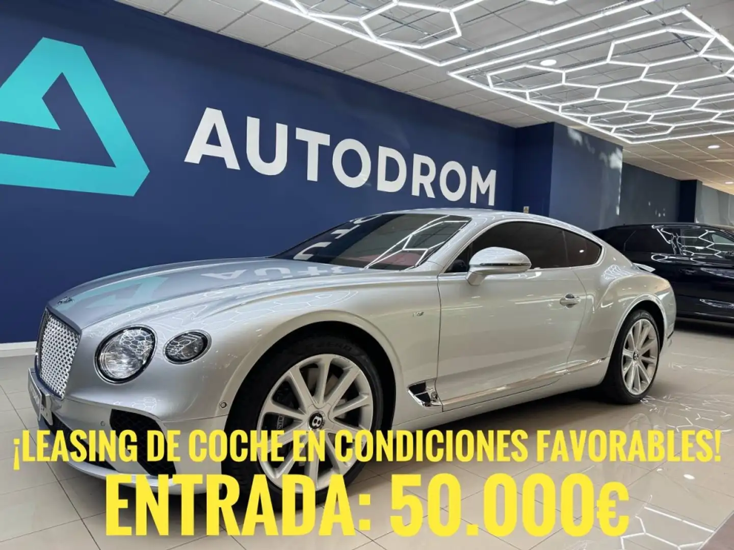 Bentley Continental GT V8 Stříbrná - 1