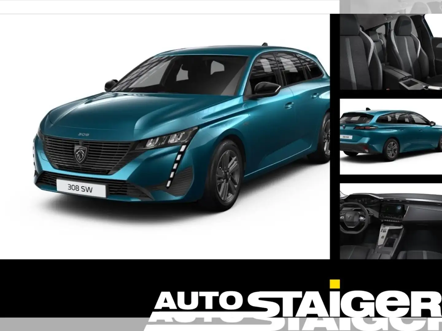 Peugeot 308 🚗 SW Active Pack PureTech 130 EAT8 🚗 kurzfristig Blau - 1