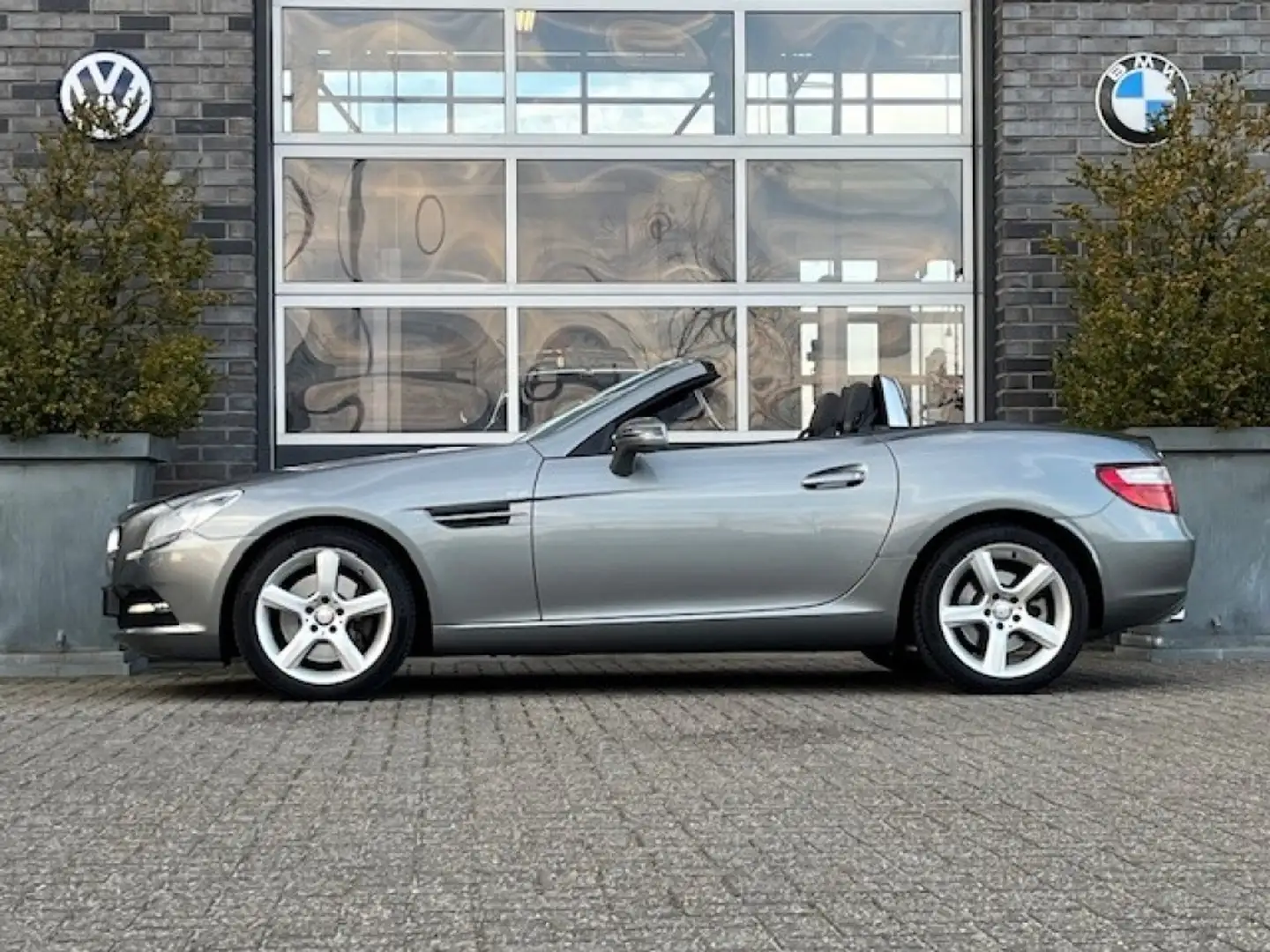 Mercedes-Benz SLK 250 250 AUT. 204PK LEDER - AIRSCARF - STOELVERW. - 17 Gris - 2