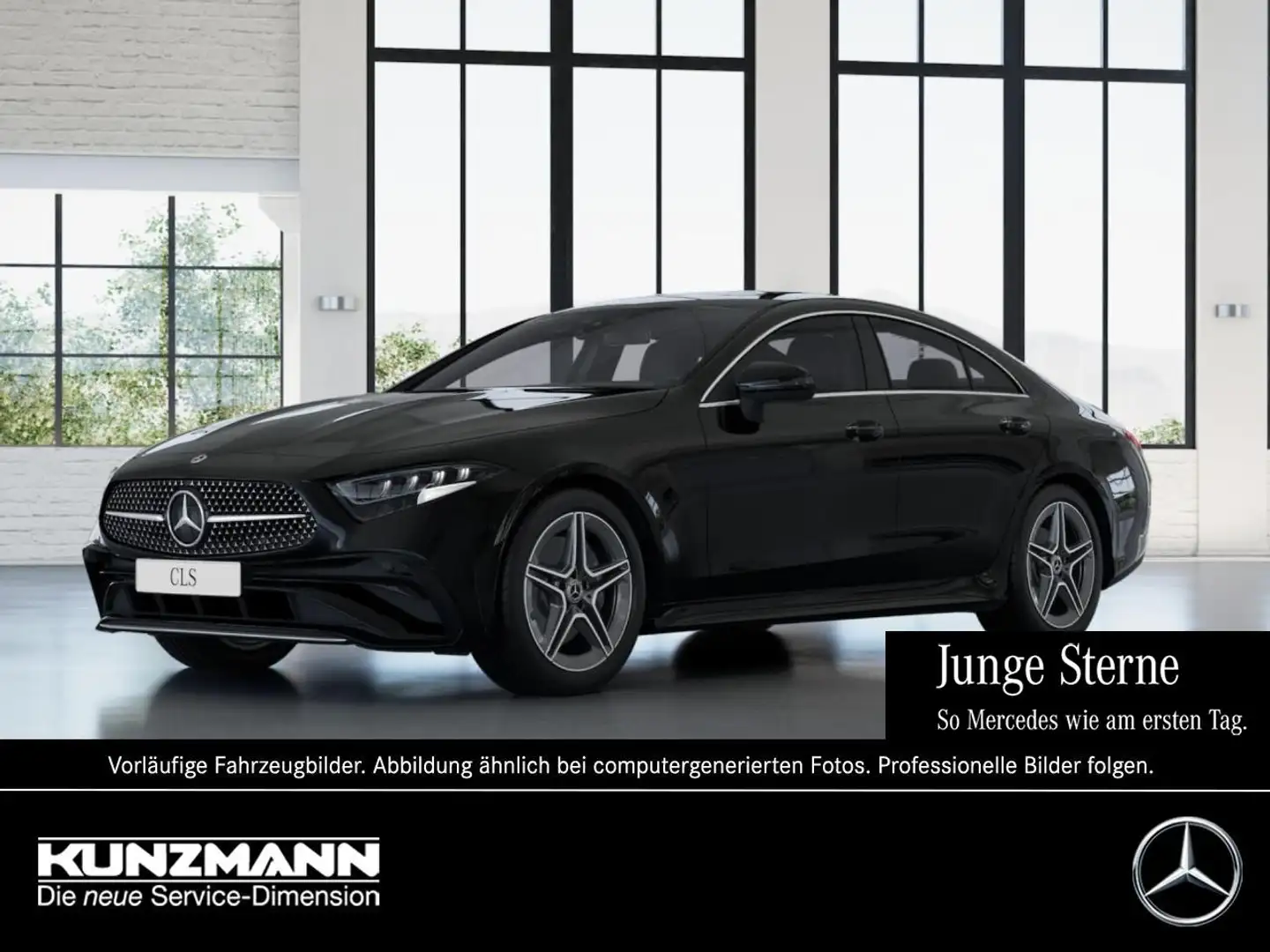 Mercedes-Benz CLS 300 d 4M AMG Distronic AHK SHZ-Fond HUD Schwarz - 1