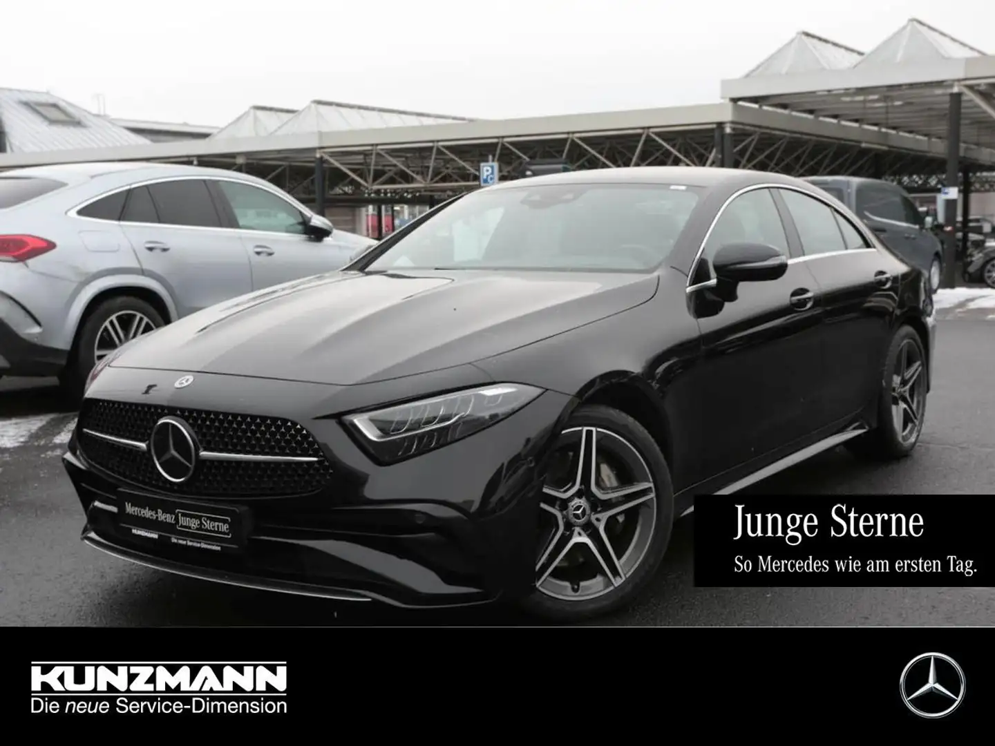 Mercedes-Benz CLS 300 d 4M AMG Distronic AHK SHZ-Fond HUD Noir - 1