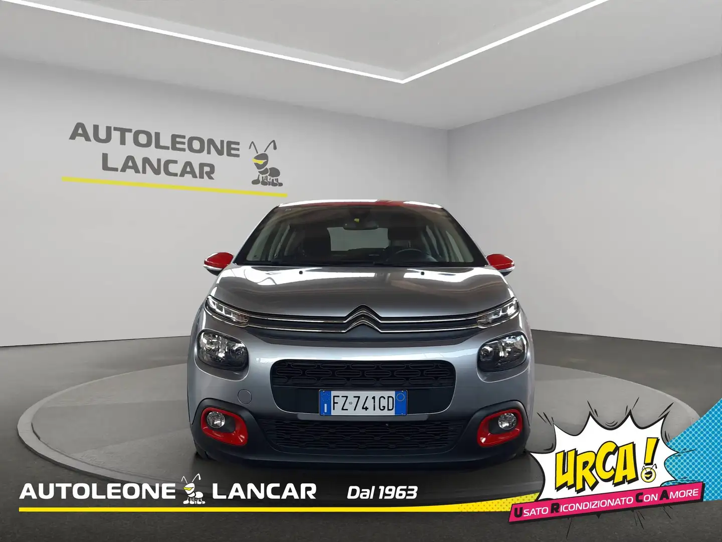 Citroen C3 1.2 Puretech Turbo Shine 110cv EAT6 E6 Grigio - 2