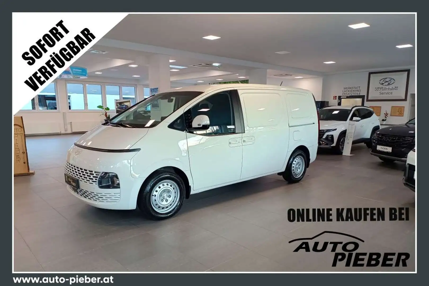 Hyundai STARIA Staria Transporter 1.6 T-GDI HEV Weiß - 1