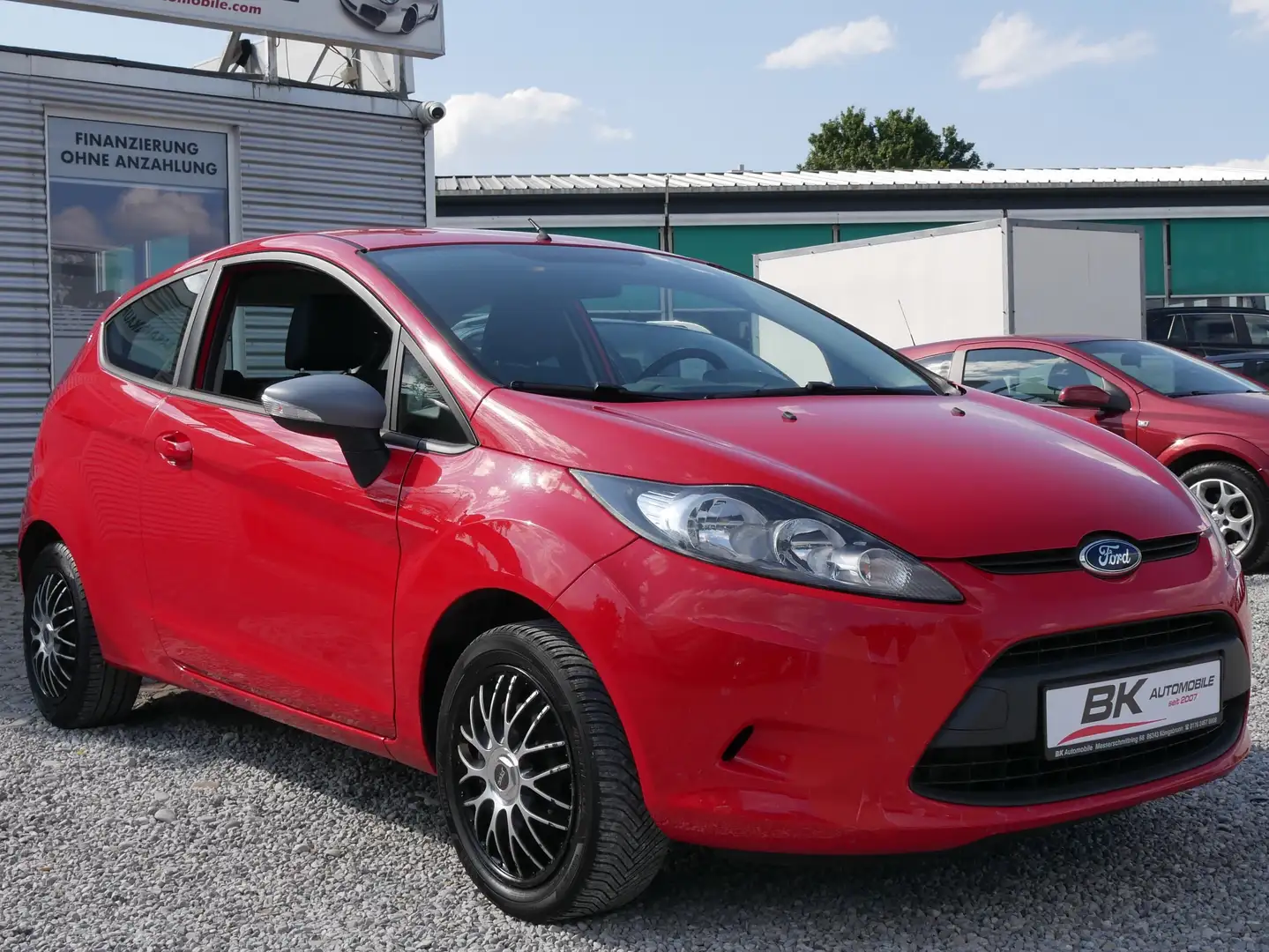 Ford Fiesta Scheckheftgepflegt 2 Hand Klimaanlage Sitzheizung Rot - 1