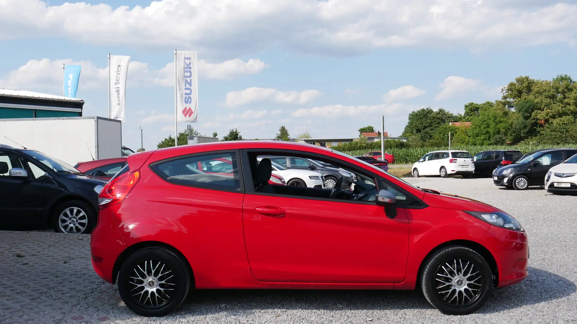 Ford Fiesta Scheckheftgepflegt 2 Hand Klimaanlage Sitzheizung Rot - 2