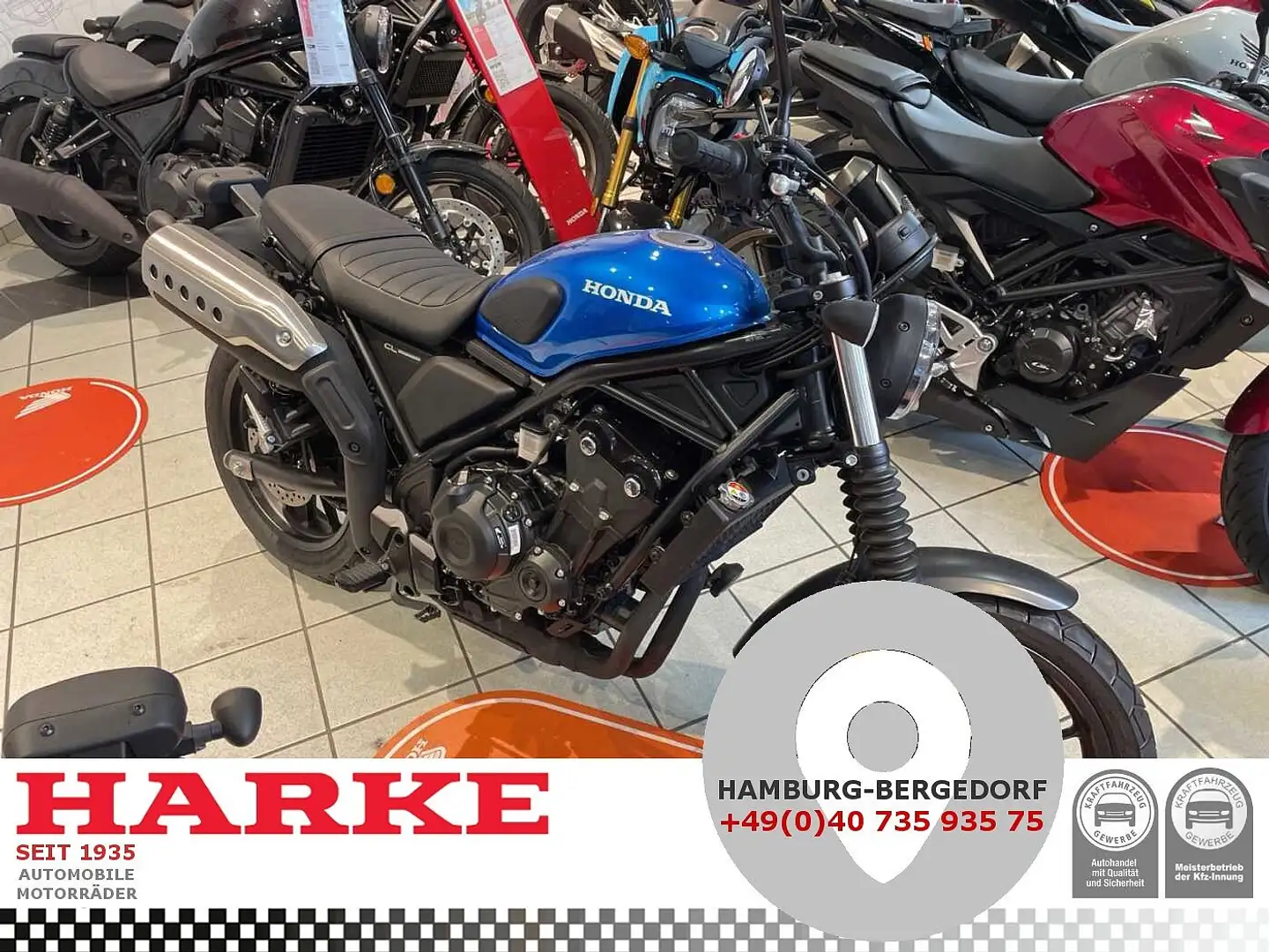 Honda CL 500 ABS Bleu - 1