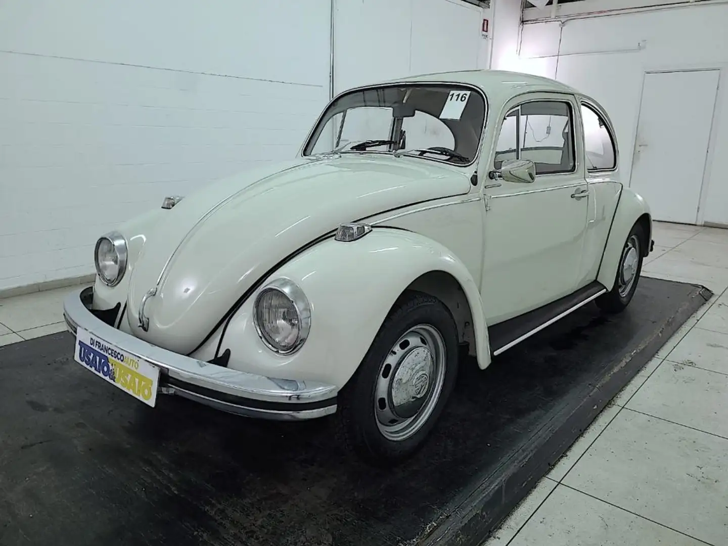 Volkswagen Maggiolino Vetro Piatto Blanc - 1
