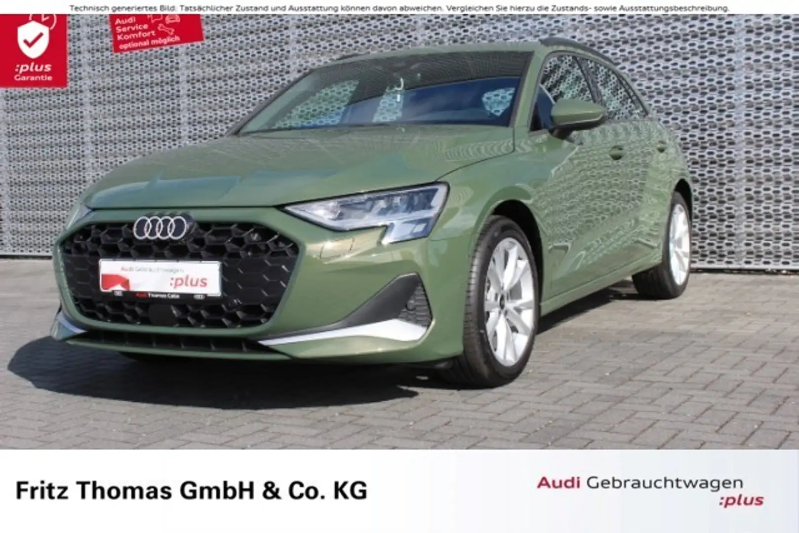 Audi A3 Sportback 35 TFSI S tronic advanced LED Navi AHK S Groen - 1