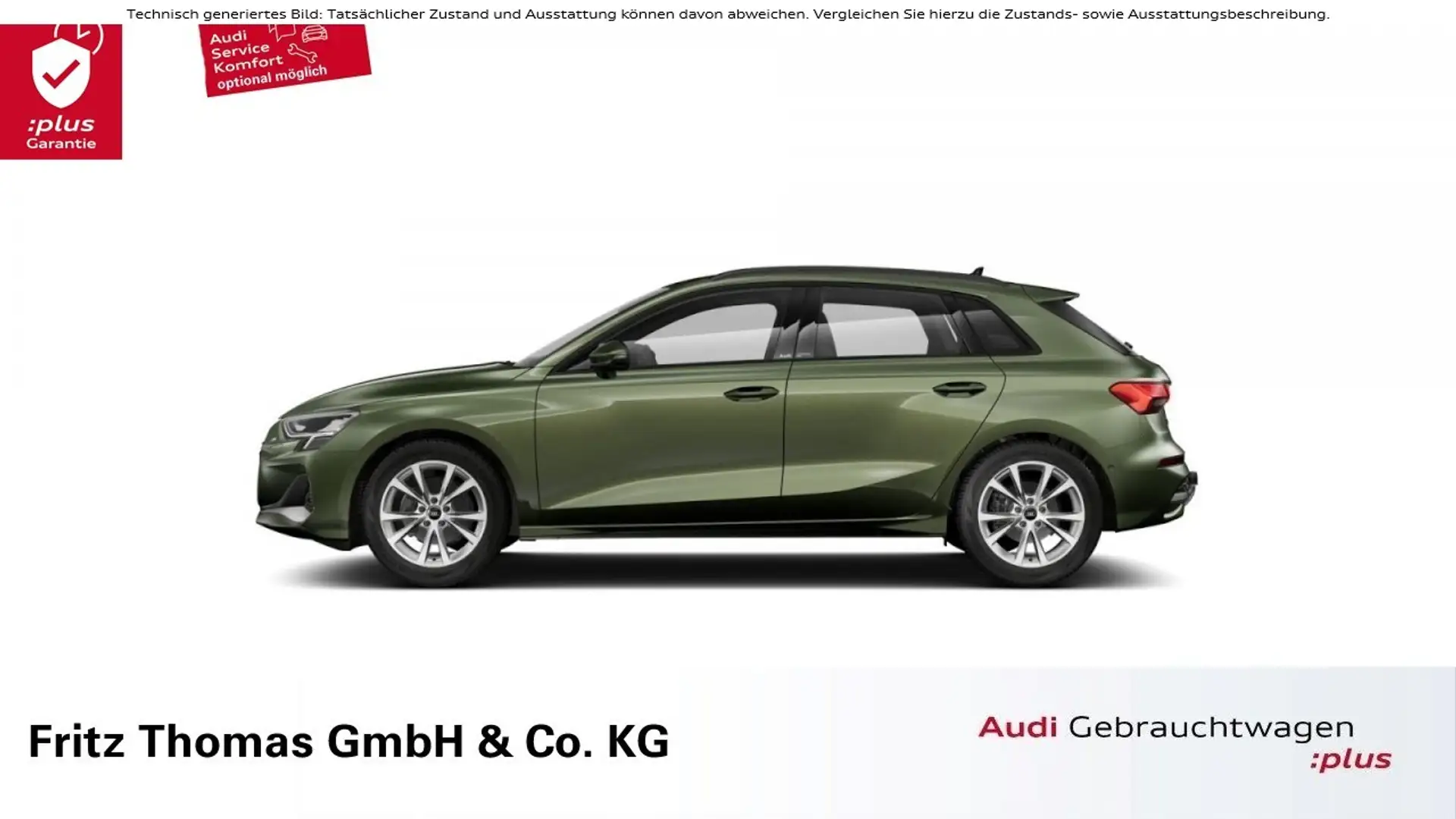 Audi A3 Sportback 35 TFSI S tronic advanced LED Navi AHK S Vert - 1