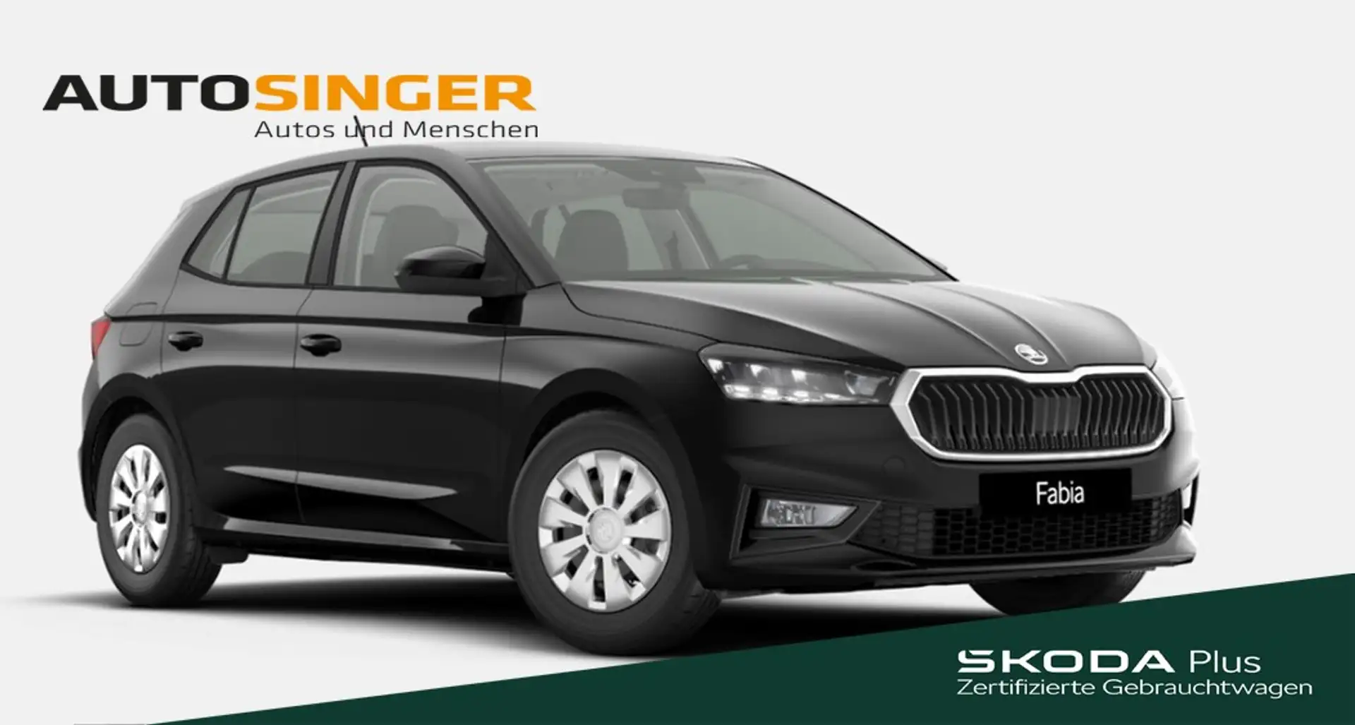 Skoda Fabia Essence 1,0 TSI *LED*PDC*DAB*KLIMA*DIGITAL Schwarz - 1