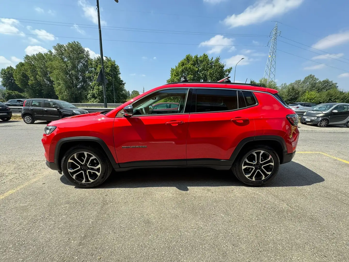 Jeep Compass Compass II 2022 1.6 mjt Limited Gancio Traino!!! Rosso - 1