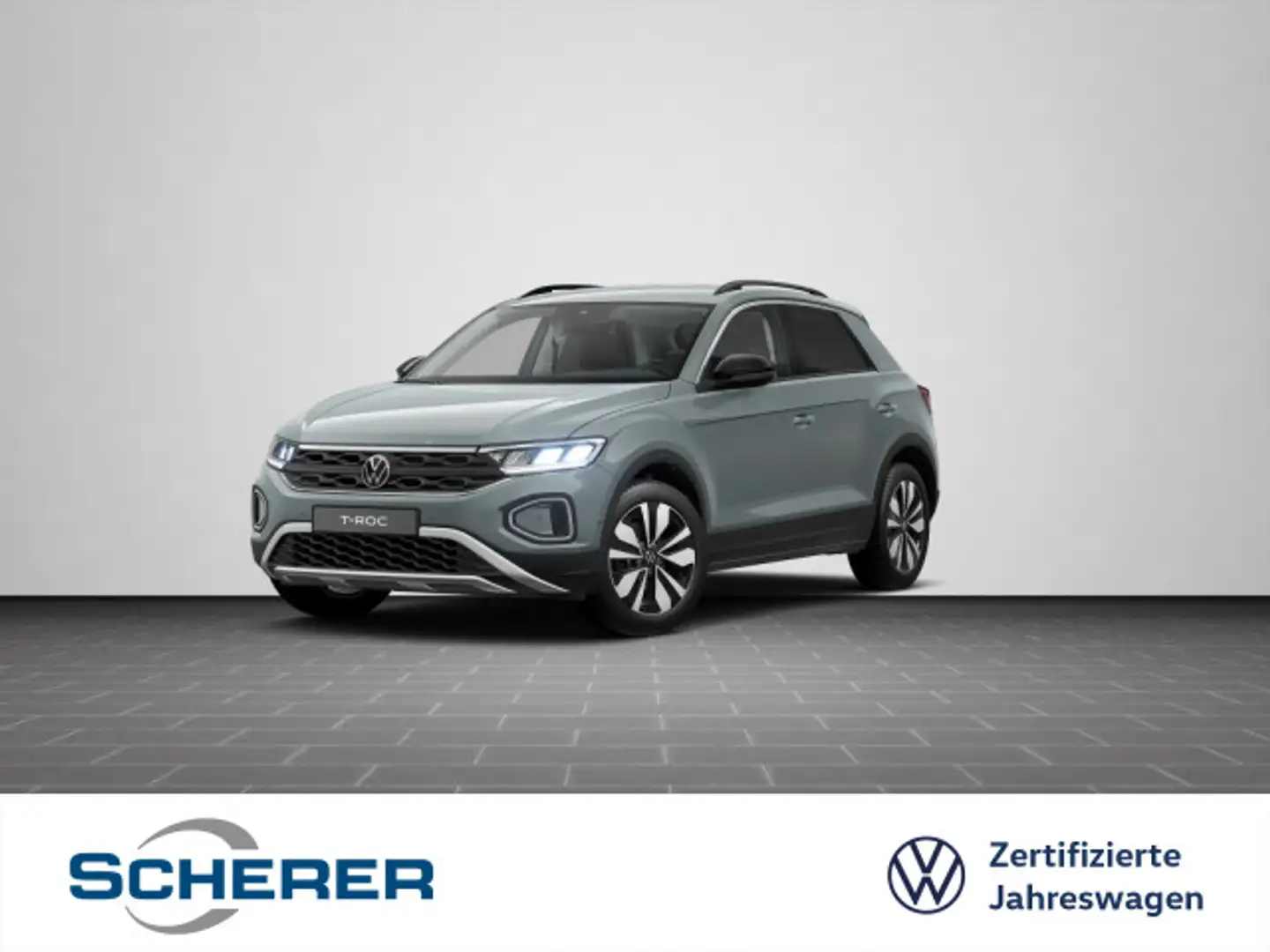 Volkswagen T-Roc GOAL 1.0 TSI LED NAVI EPH SHZ ACC Blau - 1