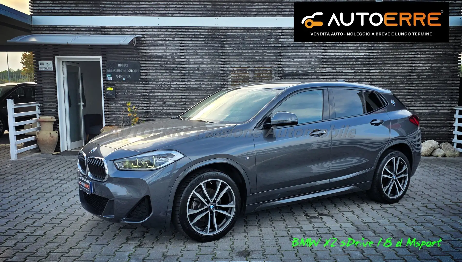 BMW X2 sdrive18d Msport Gris - 1