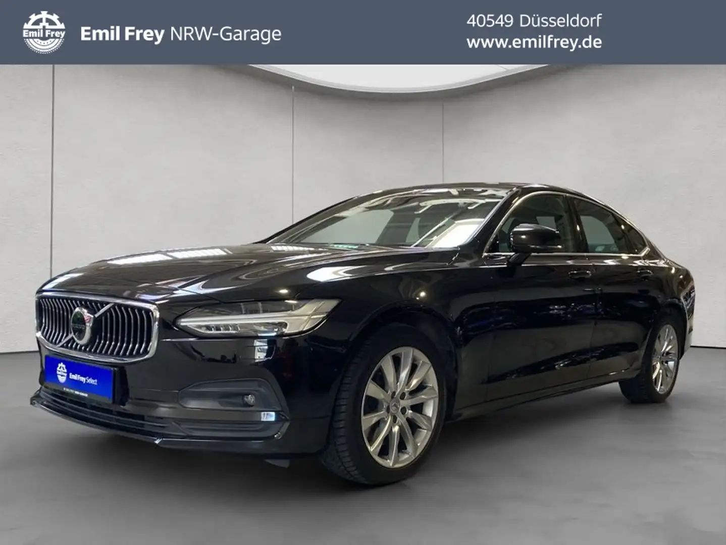 Volvo S90 B5 D AWD Momentum Pro ACC+360°+NAVI+LEDER+LUFT Schwarz - 1