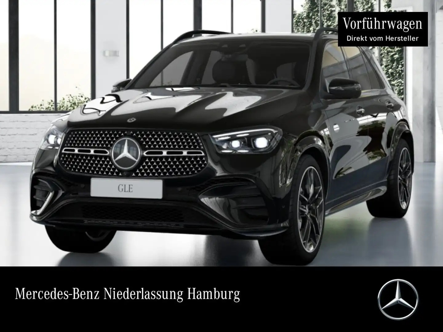Mercedes-Benz GLE 400 e 4M AMG+NIGHT+PANO+360+AHK+MULTIBEAM+HUD Černá - 1
