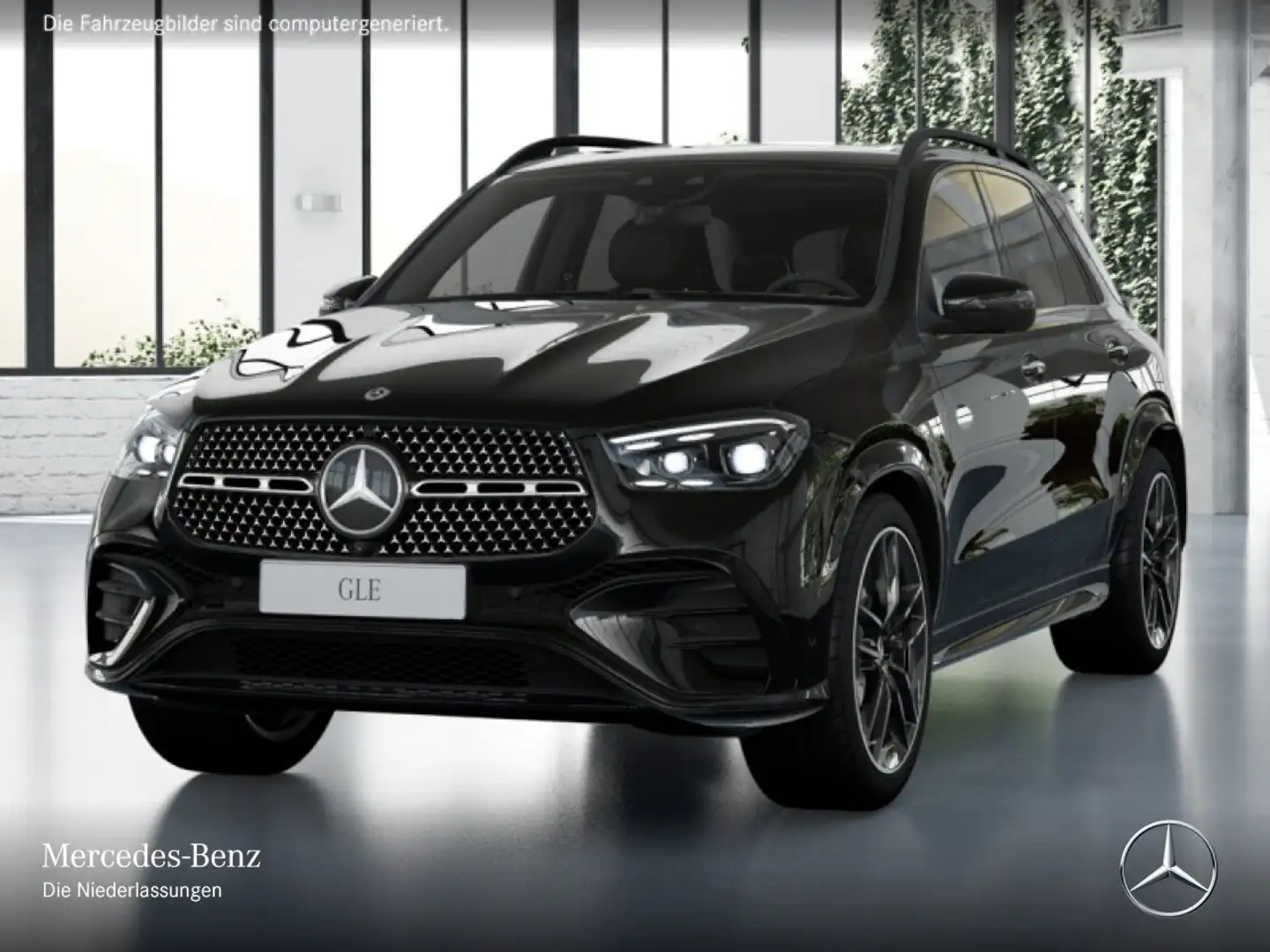 Mercedes-Benz GLE 400 e 4M AMG+NIGHT+PANO+360+AHK+MULTIBEAM+HUD Černá - 2