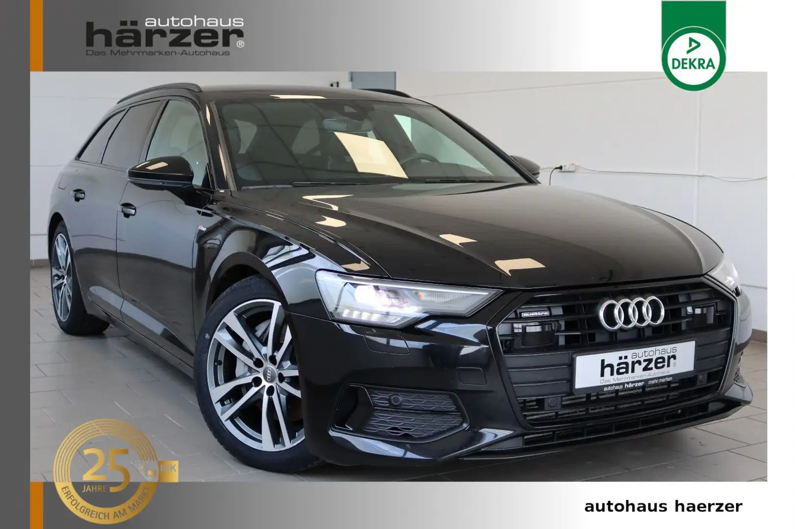 Audi A6 Avant 45 TDI quattro S-Line sport *AHK*RFK* Zwart - 1