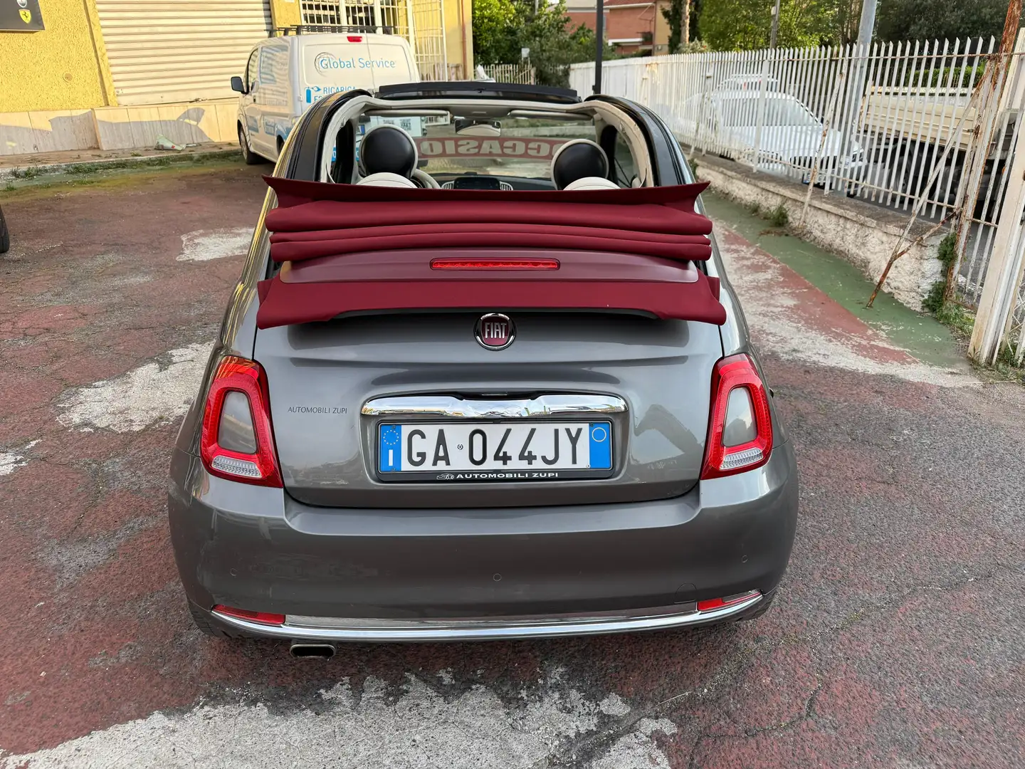 Fiat 500C 1.2 Lounge 69cv CABRIO Grijs - 2
