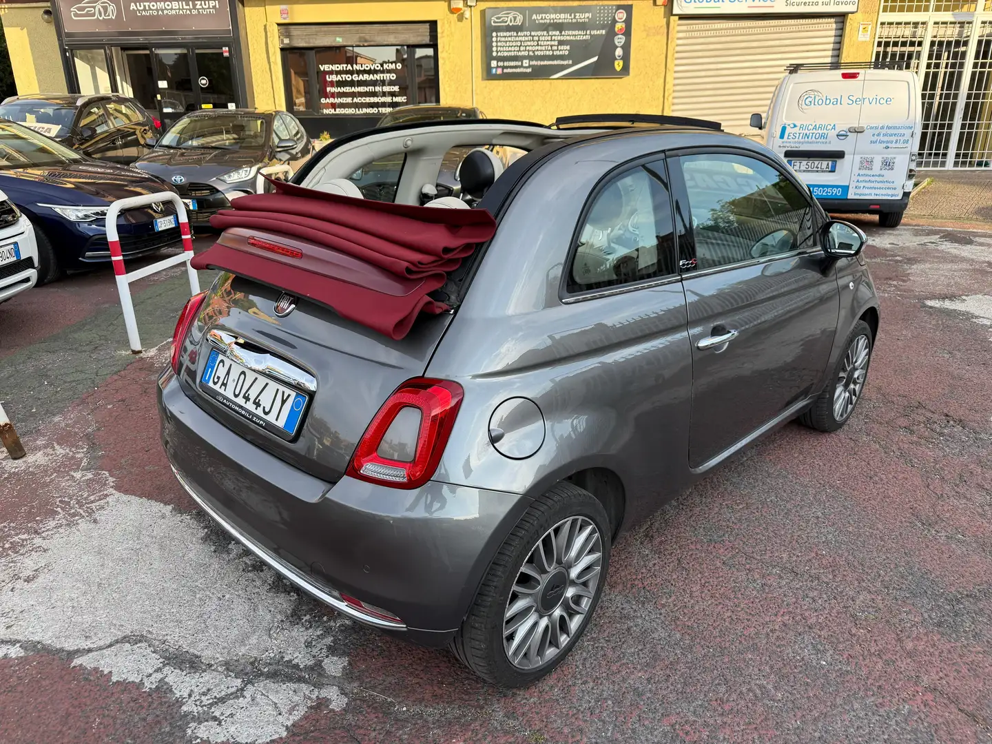 Fiat 500C 1.2 Lounge 69cv CABRIO Grijs - 1