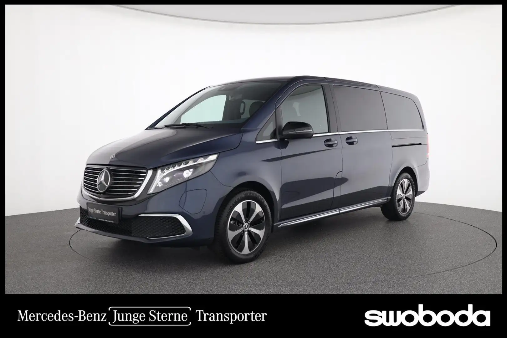 Mercedes-Benz EQV 300 AV Airm. Distr. Pano Wart.P. NP 110.3 Bleu - 1