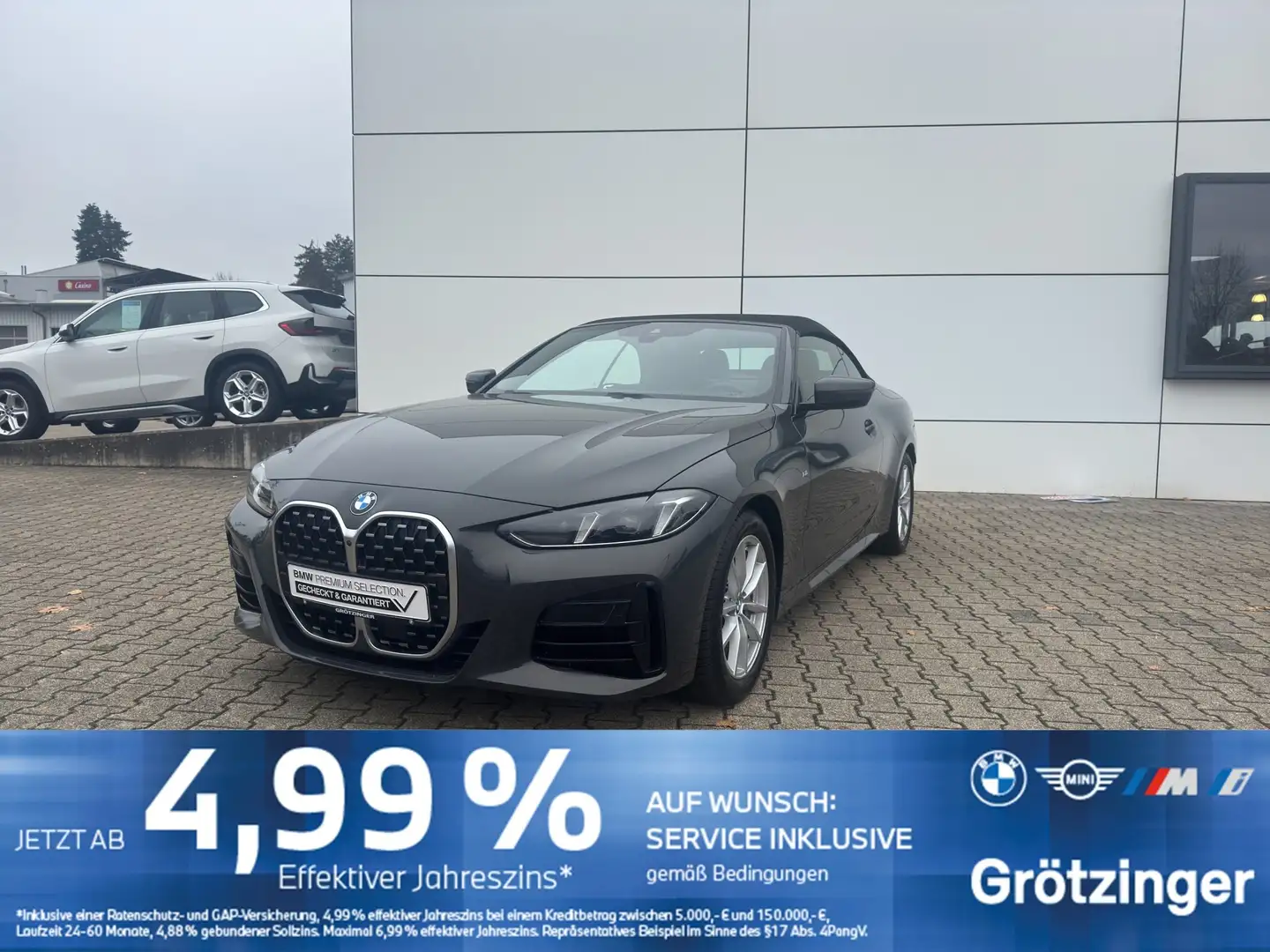 BMW 430 i xDrive Cabrio M Sport Grau - 1