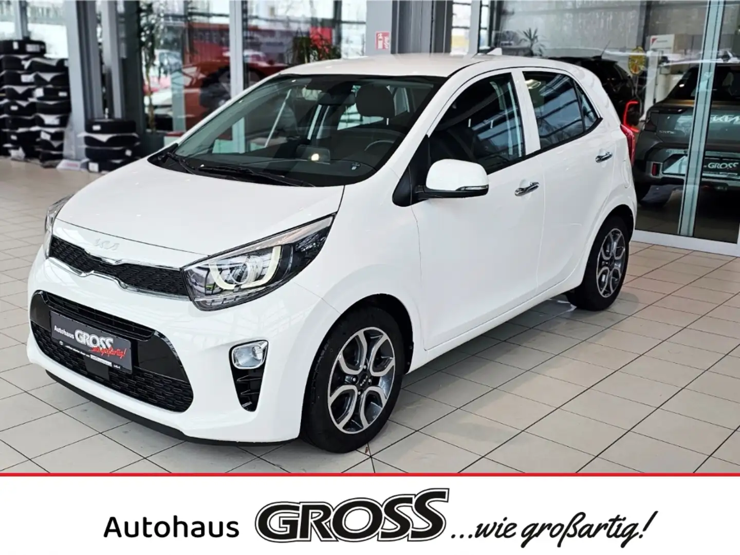 Kia Picanto Spirit 1.2 EU6d Apple CarPlay Android Auto Klimaau Weiß - 1