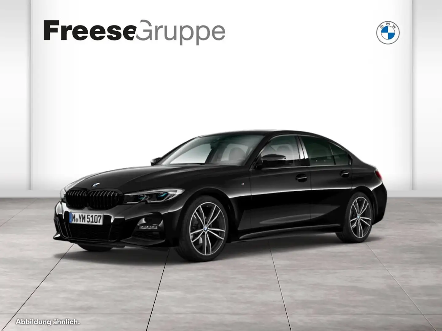 BMW 320 d A DAB Klimaaut. PDC Schwarz - 1