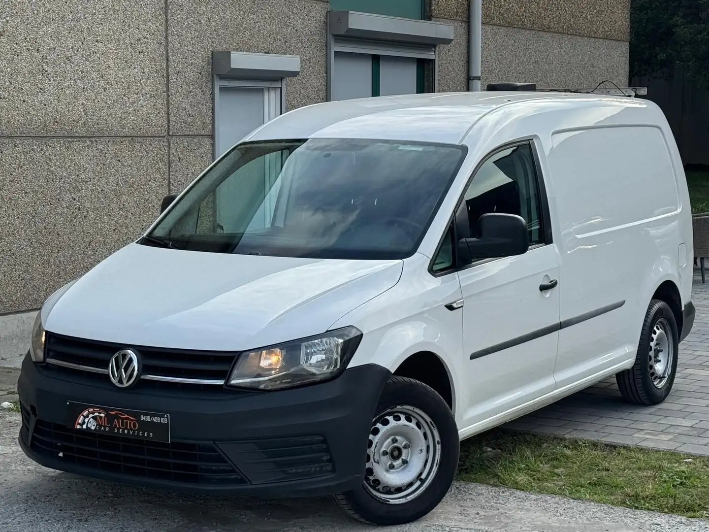 Volkswagen Caddy 2.0 CR TDi 2020 Airco Long Chassis Euro 6 Blanc - 1
