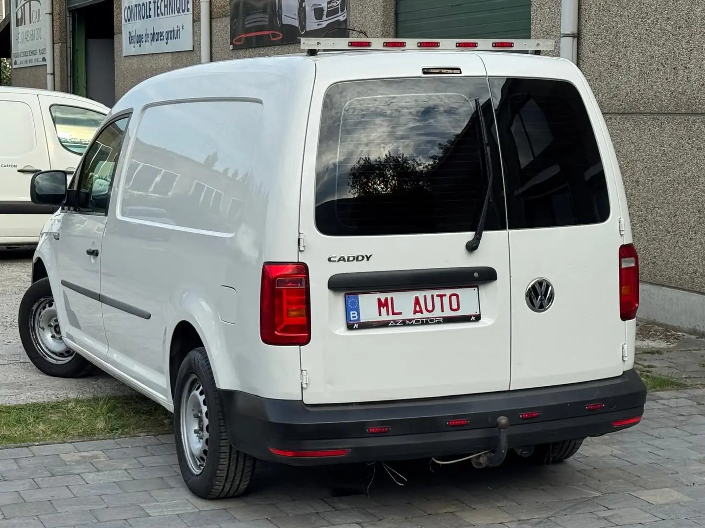 Volkswagen Caddy 2.0 CR TDi 2020 Airco Long Chassis Euro 6 Blanc - 2