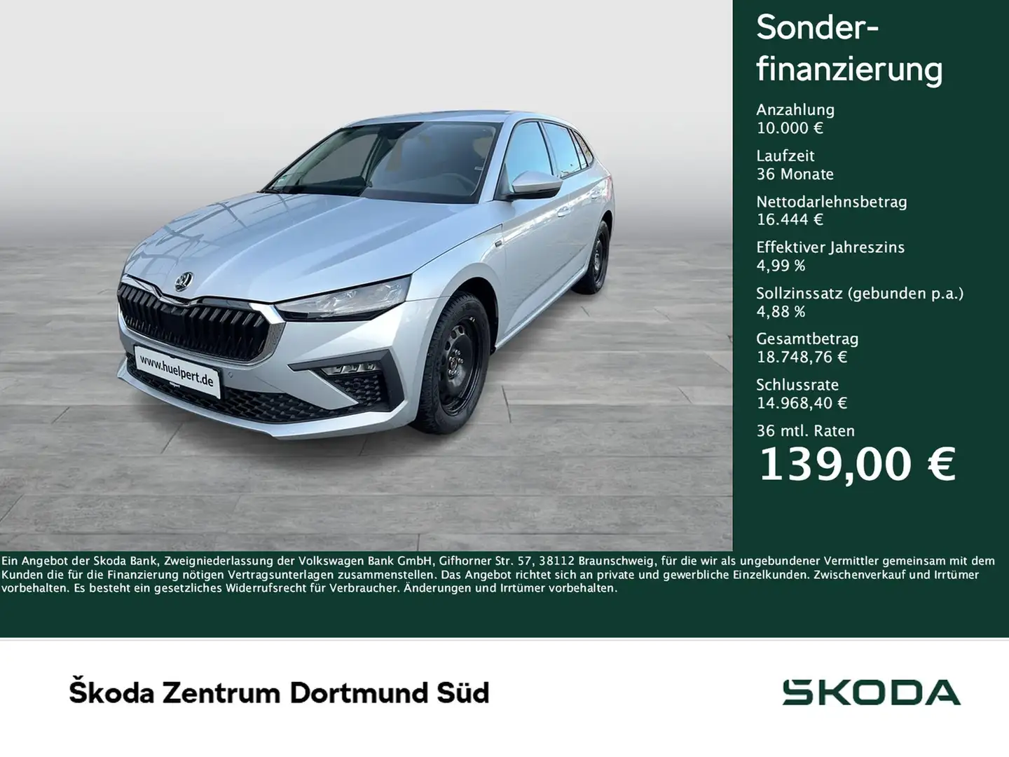 Skoda Scala 1.0 TOUR DSG MATRIX ACC PDC RFK SHZ 17LM Silber - 1