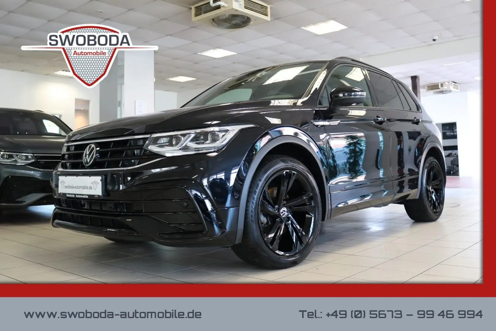Volkswagen Tiguan R-Line Black Style AHK STHZ Matrix Pano Schwarz - 1