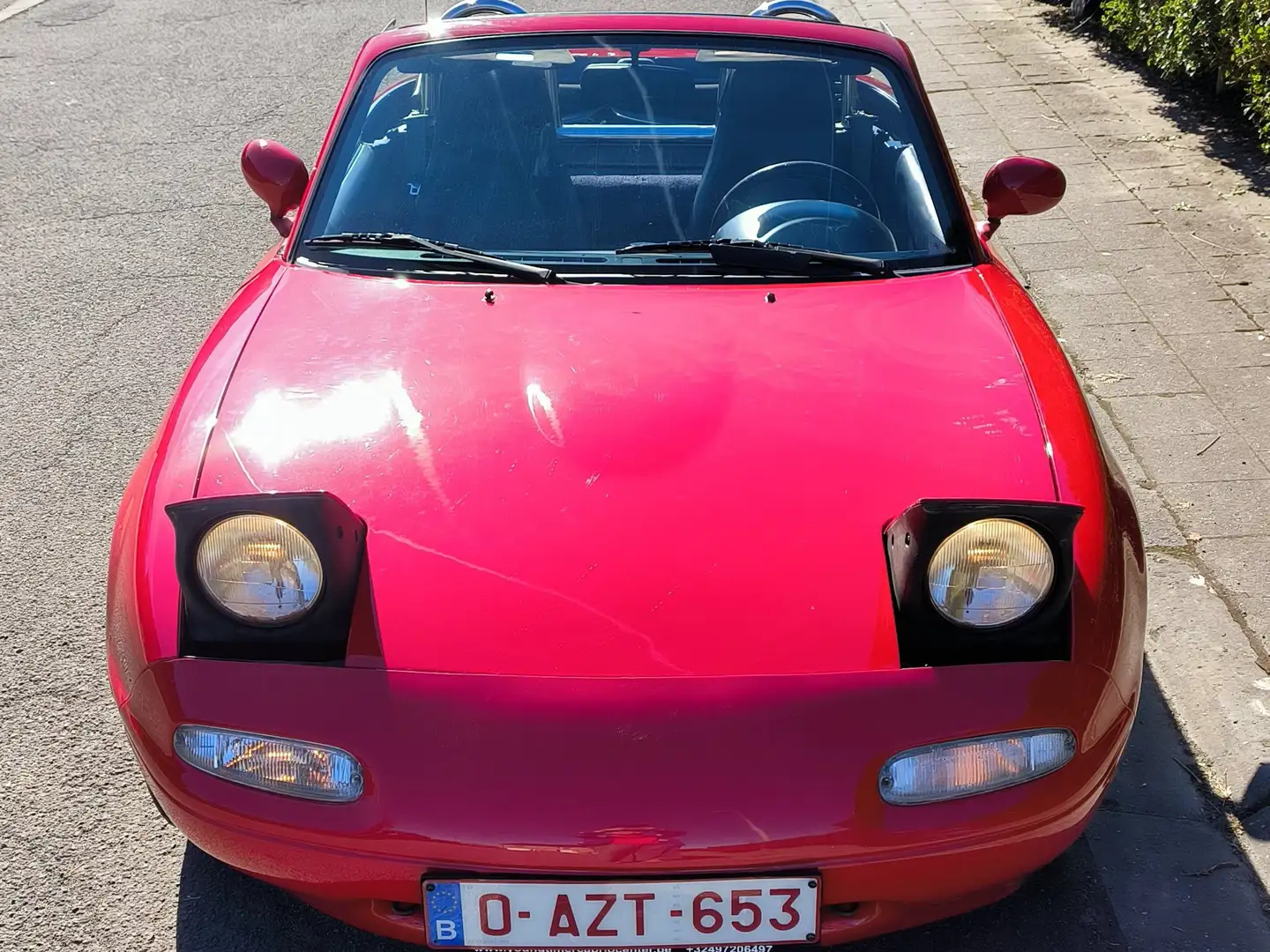 Mazda MX-5 1 ere série de 1989, rouge passion Miata us Rosso - 2