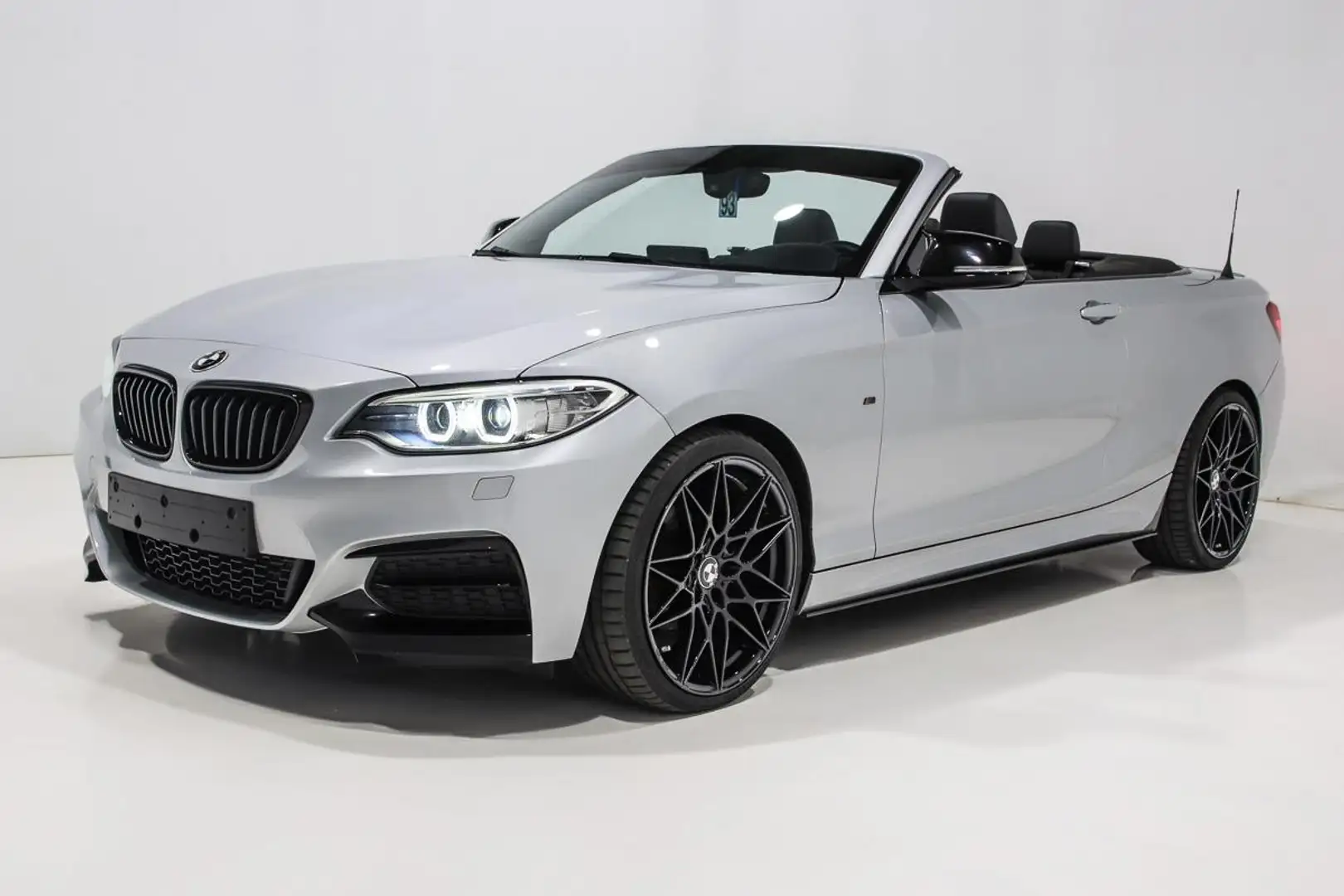 BMW 218 D CABRIO - M SPORT LED - CUIR - GPS - 19 Argent - 2