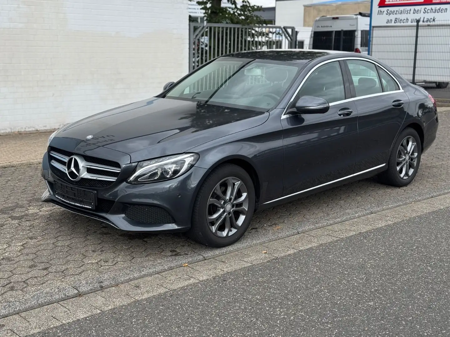 Mercedes-Benz C 200 d/Navi/Leder/Klima/SHZ/PDC/LED Grijs - 1