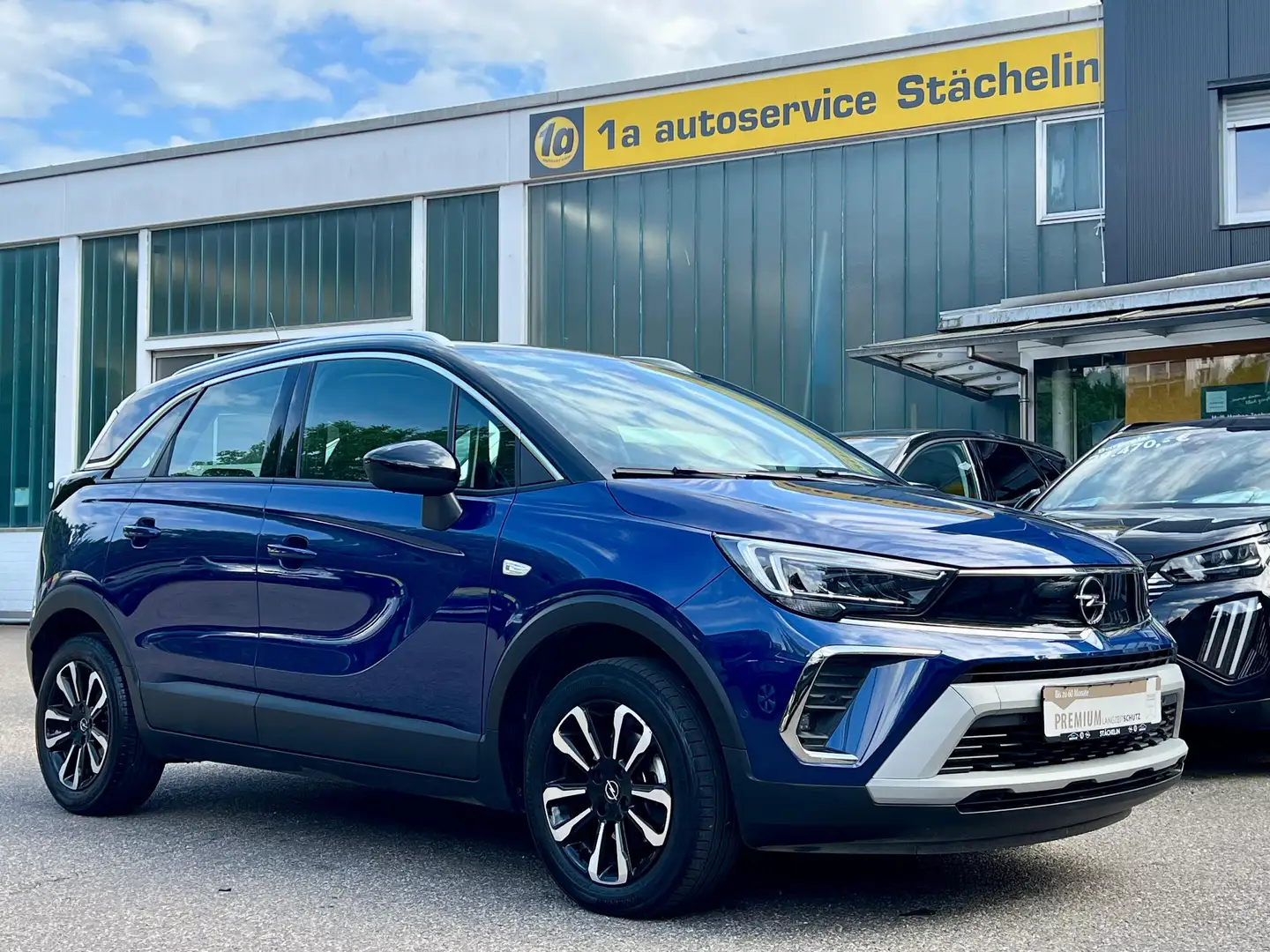 Opel Crossland 1.2T Elegance,RKAM,LED,KLIMAAT,NAVI Blau - 2