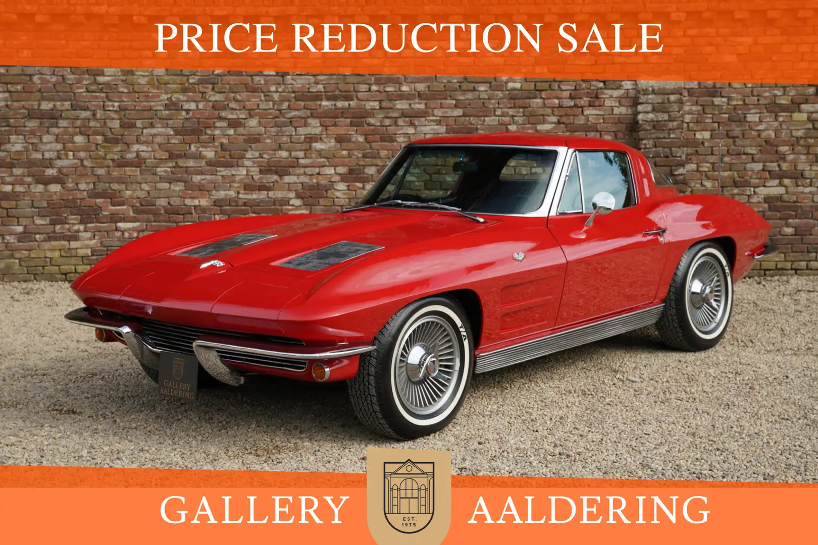Corvette Stingray C2 Split Window PRICE REDUCTION! Rare one-year-onl Czerwony - 1