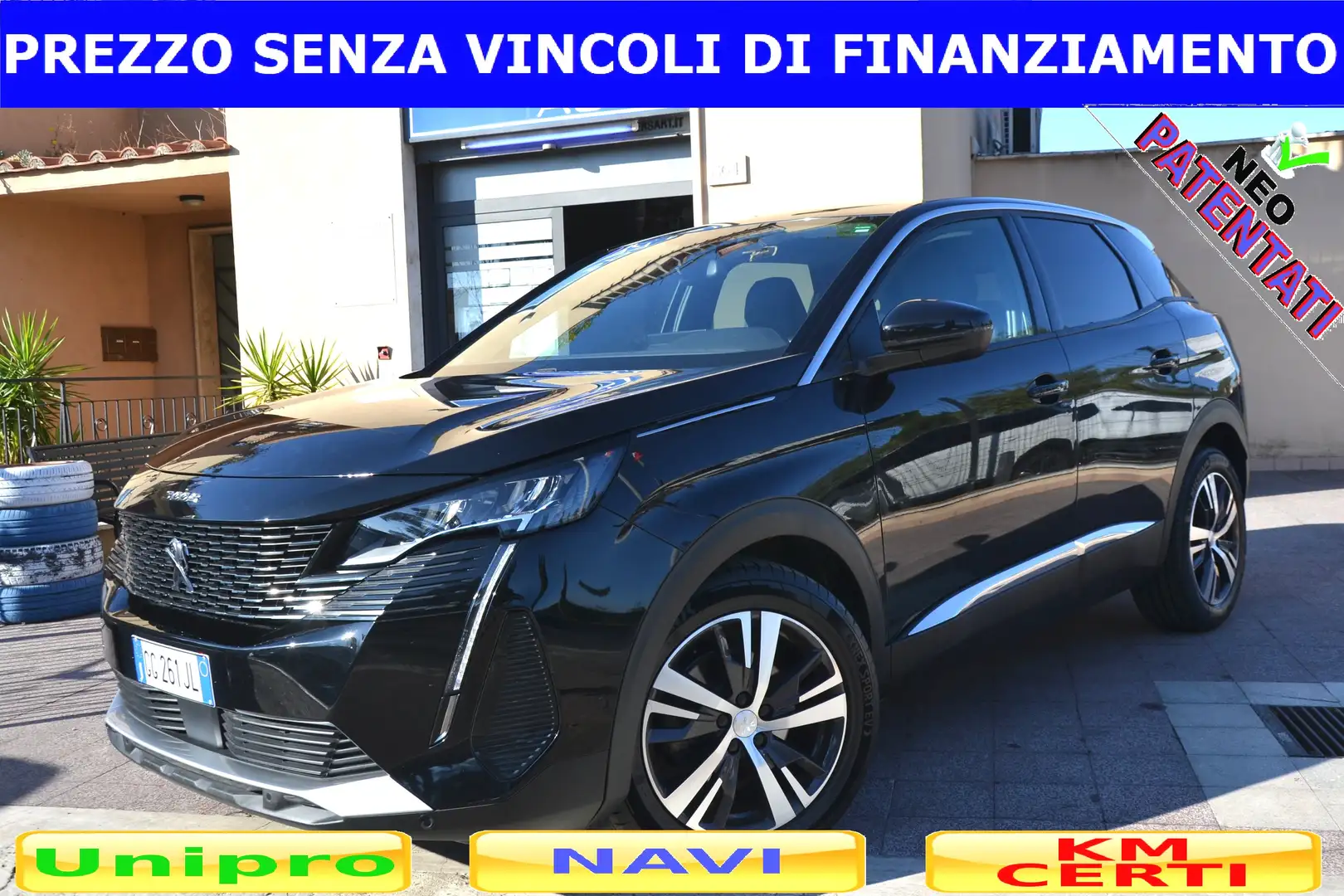 Peugeot 3008 1.5 HDi 130CV EAT8 ALLURE  NAV+PEL+RCAM+LED+CRUISE Nero - 1