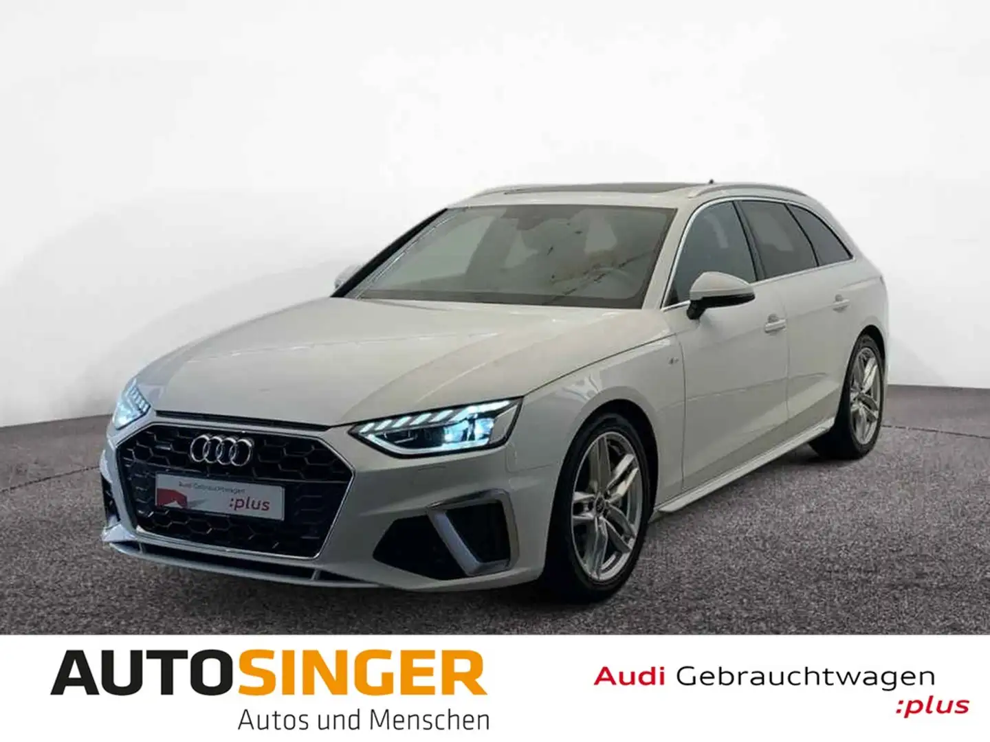 Audi A4 Avant 45 TFSI qua 2x S line *AHK*PANO*MATRIX* Weiß - 1