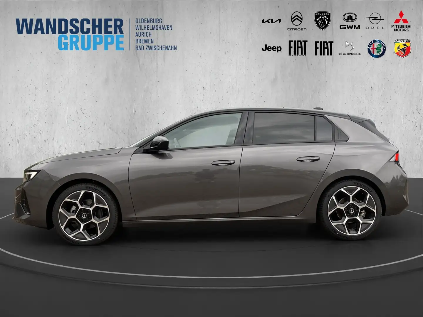 Opel Astra 1.2 Turbo Ultimate +Navi+HUD+360+SD Grau - 2
