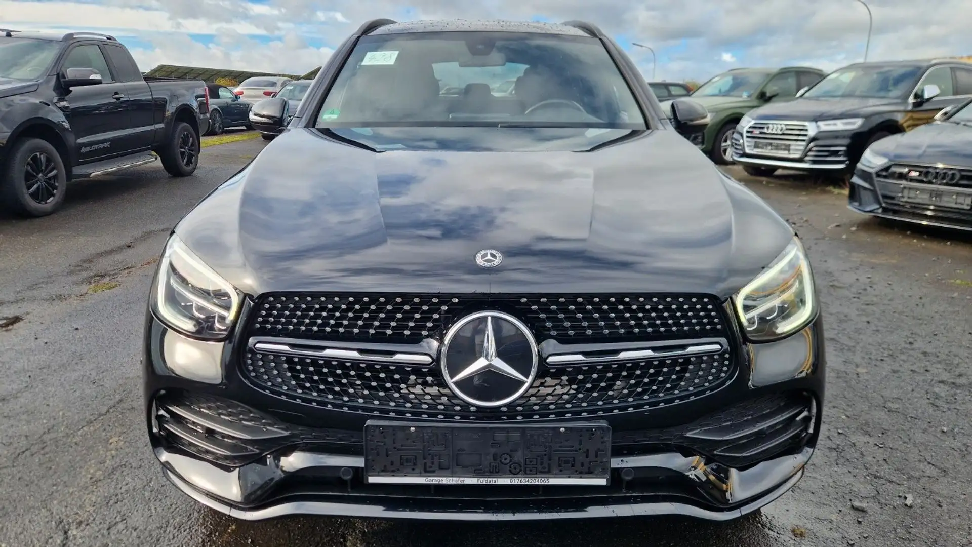 Mercedes-Benz GLC 220 d 4Matic AMG 1.Hand Kamera Navi LED AHK Noir - 2