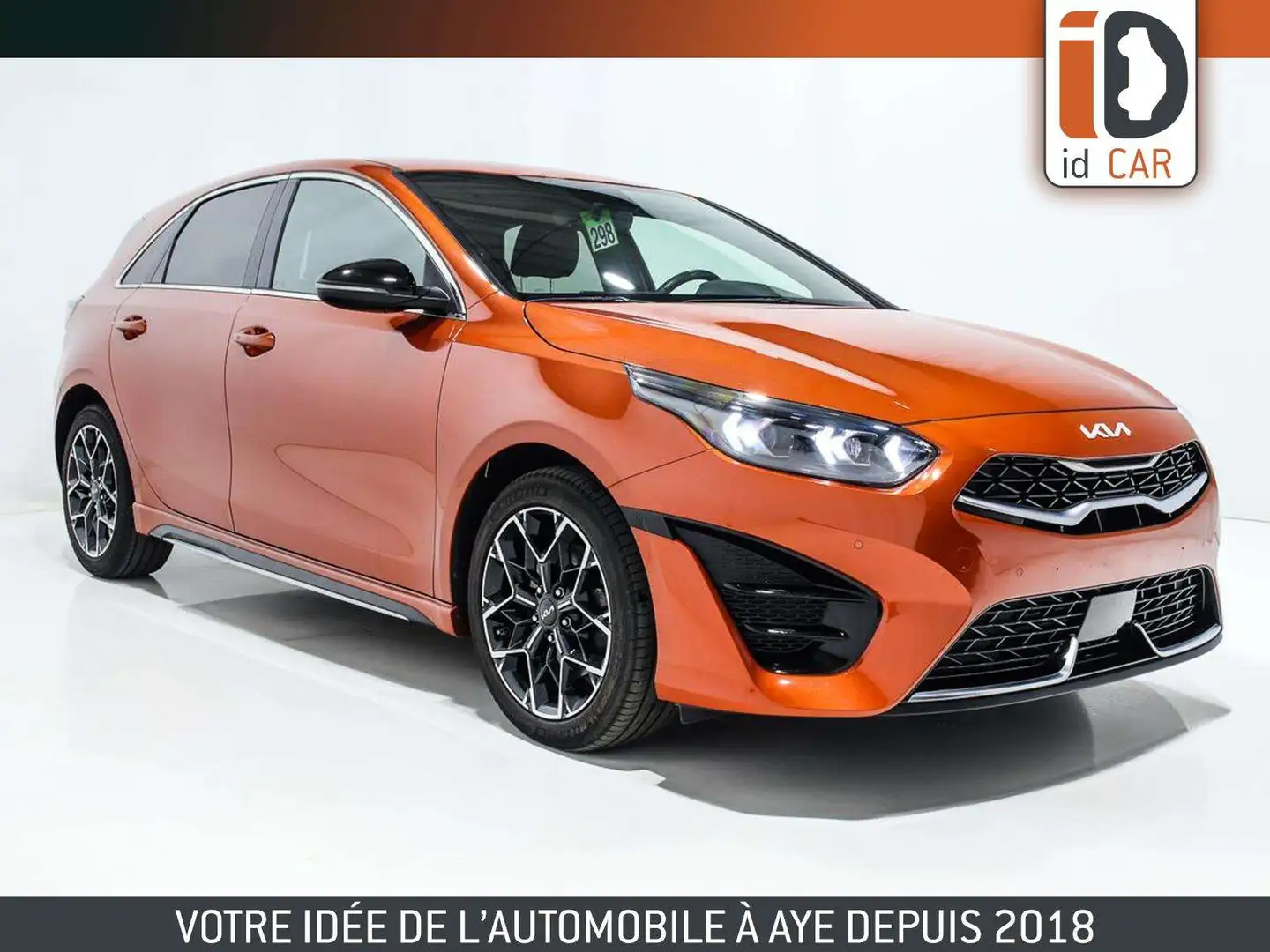 Kia Ceed / cee'd 1.0 T GDI 120 GT LINE SEMI CUIR LED GPS JA17 Orange - 1