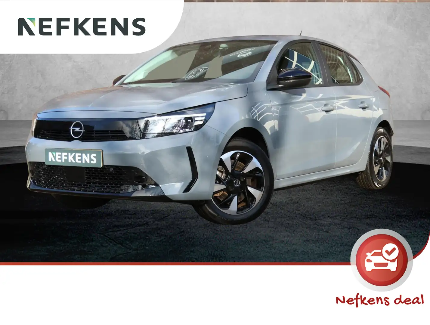 Opel Corsa-e 50kWh 136pk | Navigatie via Apple Carplay/Android Grijs - 1