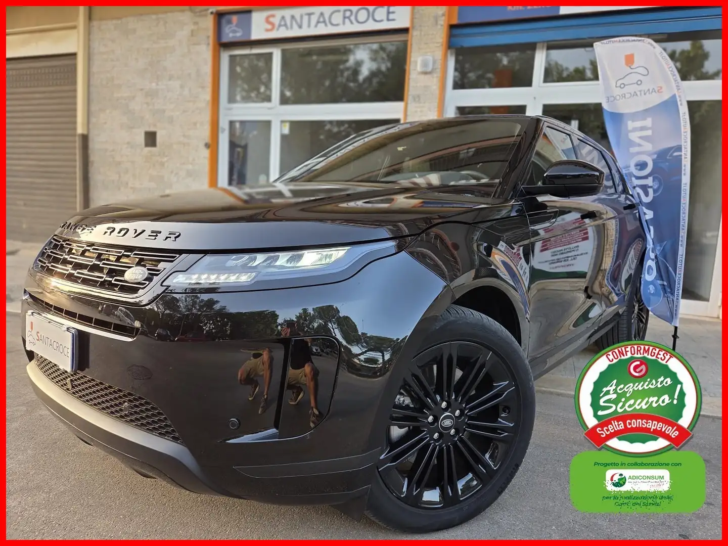 Land Rover Range Rover Evoque EVOQUE 2.0d I4 mhev 163CV AWD AUTO BLACK PACK 2024 Noir - 1