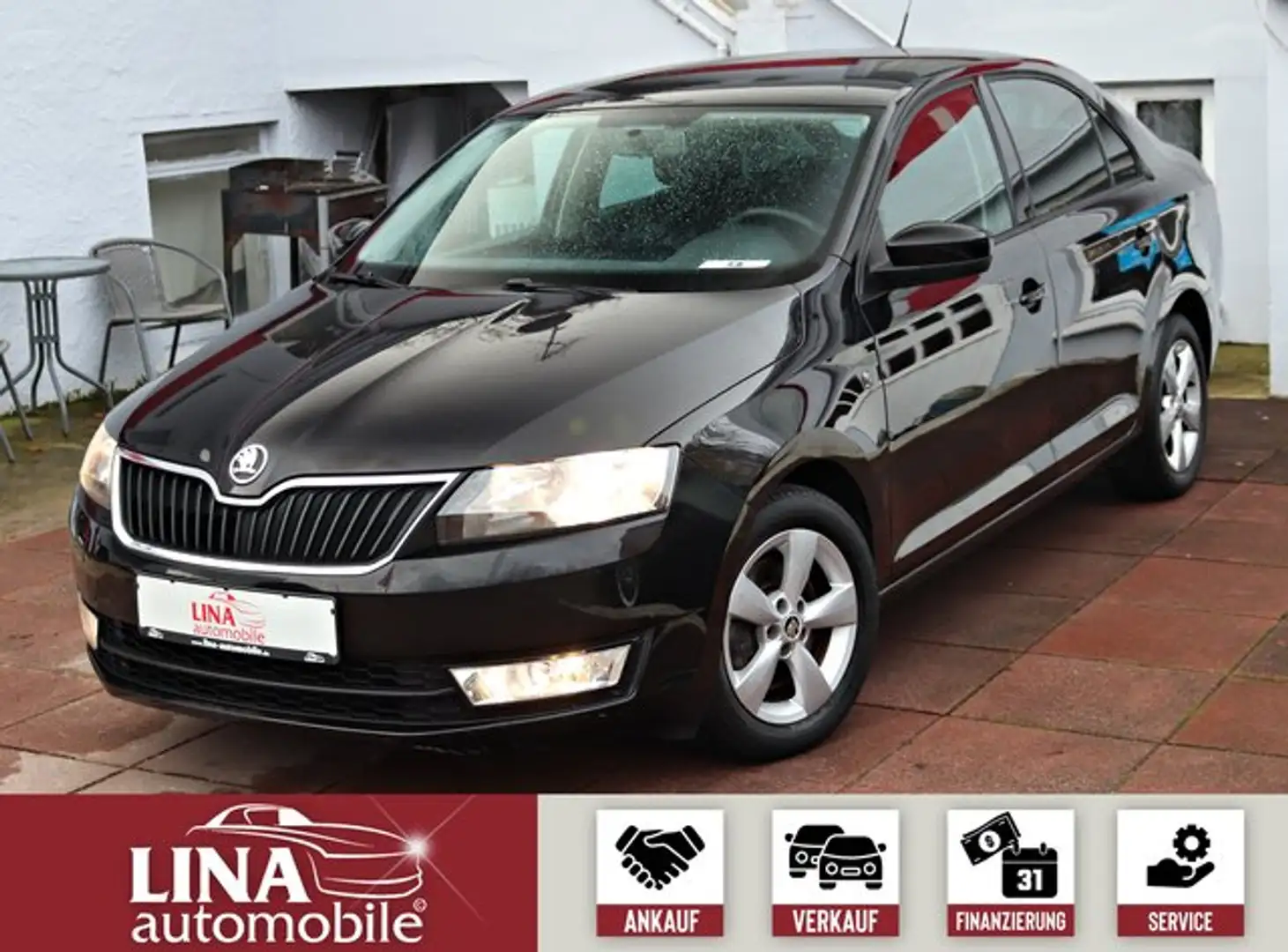 Skoda Rapid 1.2 TSI 1.Hd*Klimaaut.*2xSHZ*PDC*AHK*105Ps Чёрный - 1