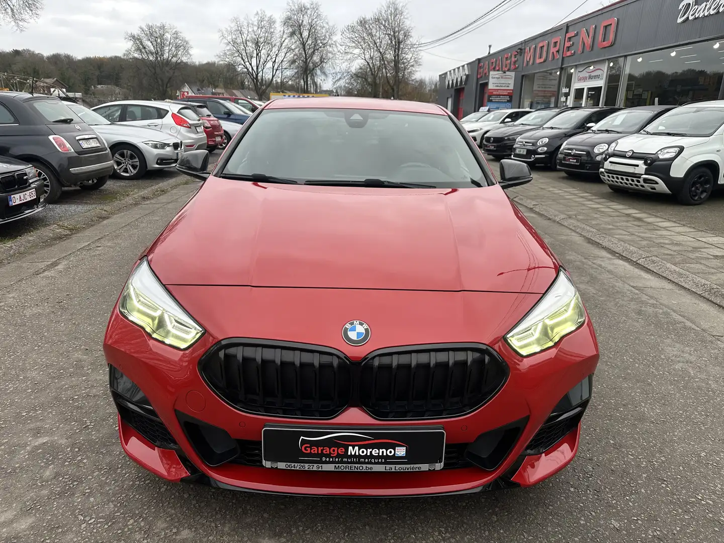 BMW 218 Gran Coupé 218iA OPF PACK M FULL GARANTIE Rouge - 2