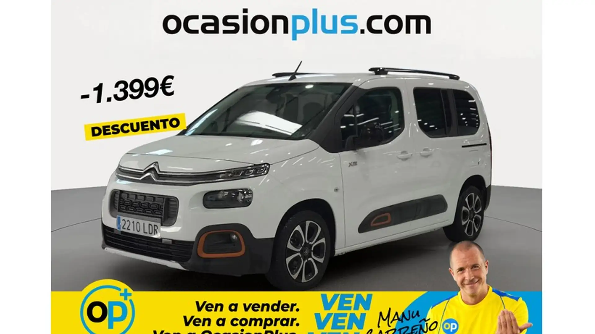 Citroen Berlingo BlueHDi S&S Talla M Shine 100 Blanco - 1