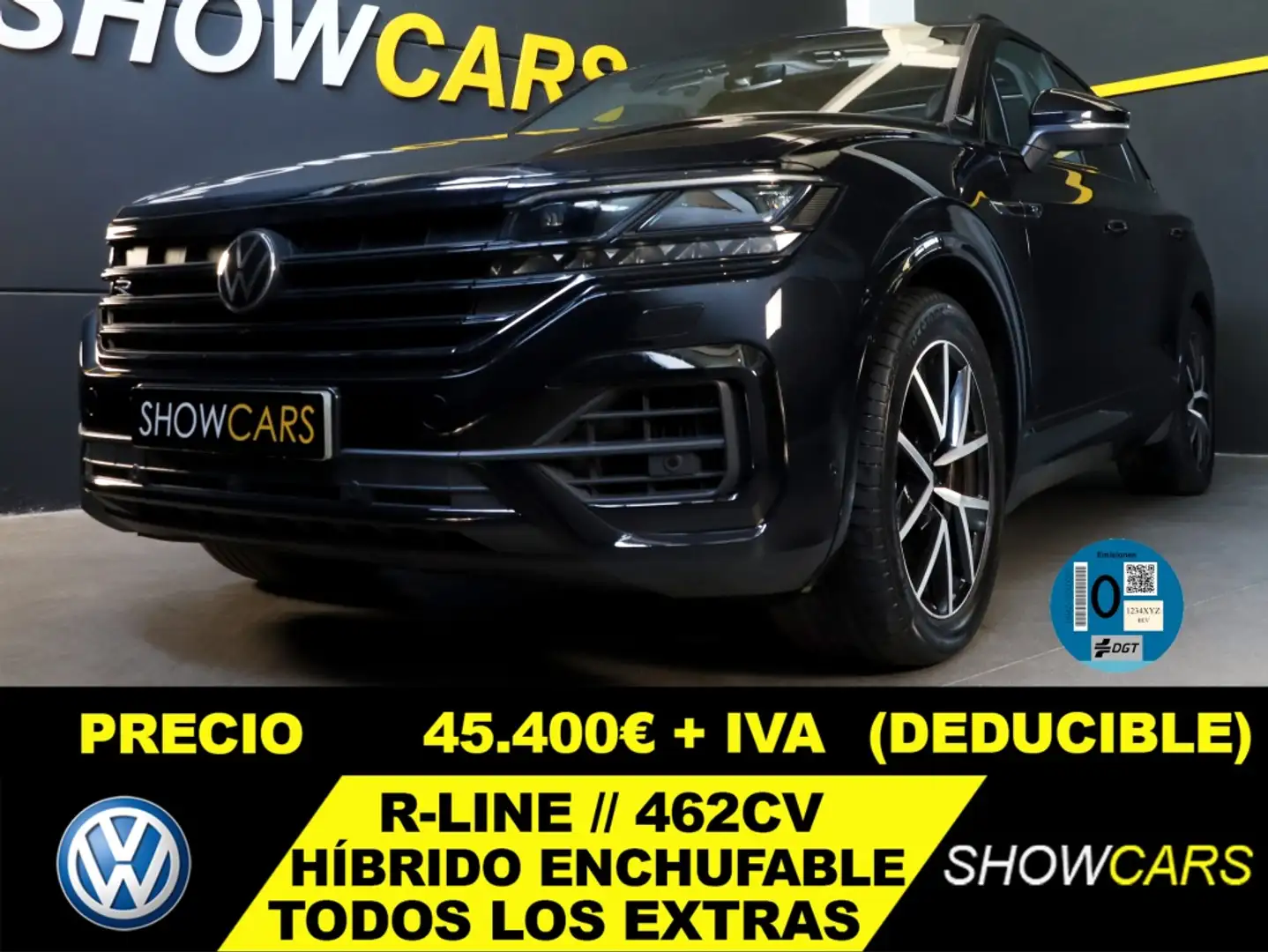 Volkswagen Touareg 3.0TSI V6 R 4Motion Tiptronic Noir - 1