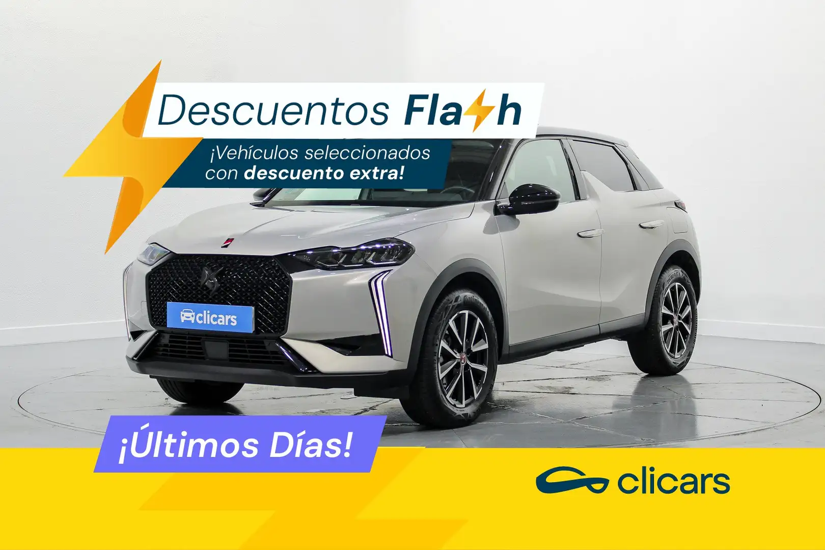 DS Automobiles DS 3 Crossback BlueHDi Performance Line 130 Aut. Ezüst - 1