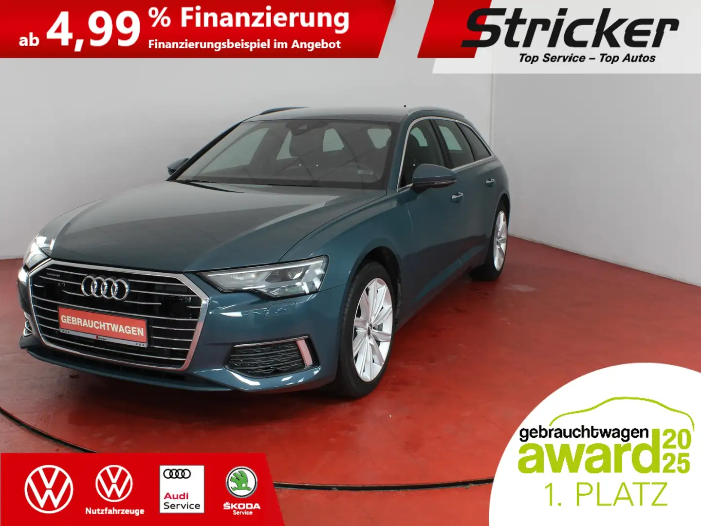 Audi A6 Avant 45TDI 392,-ohne Anzahlung Navi Leder Kamera Vert - 1